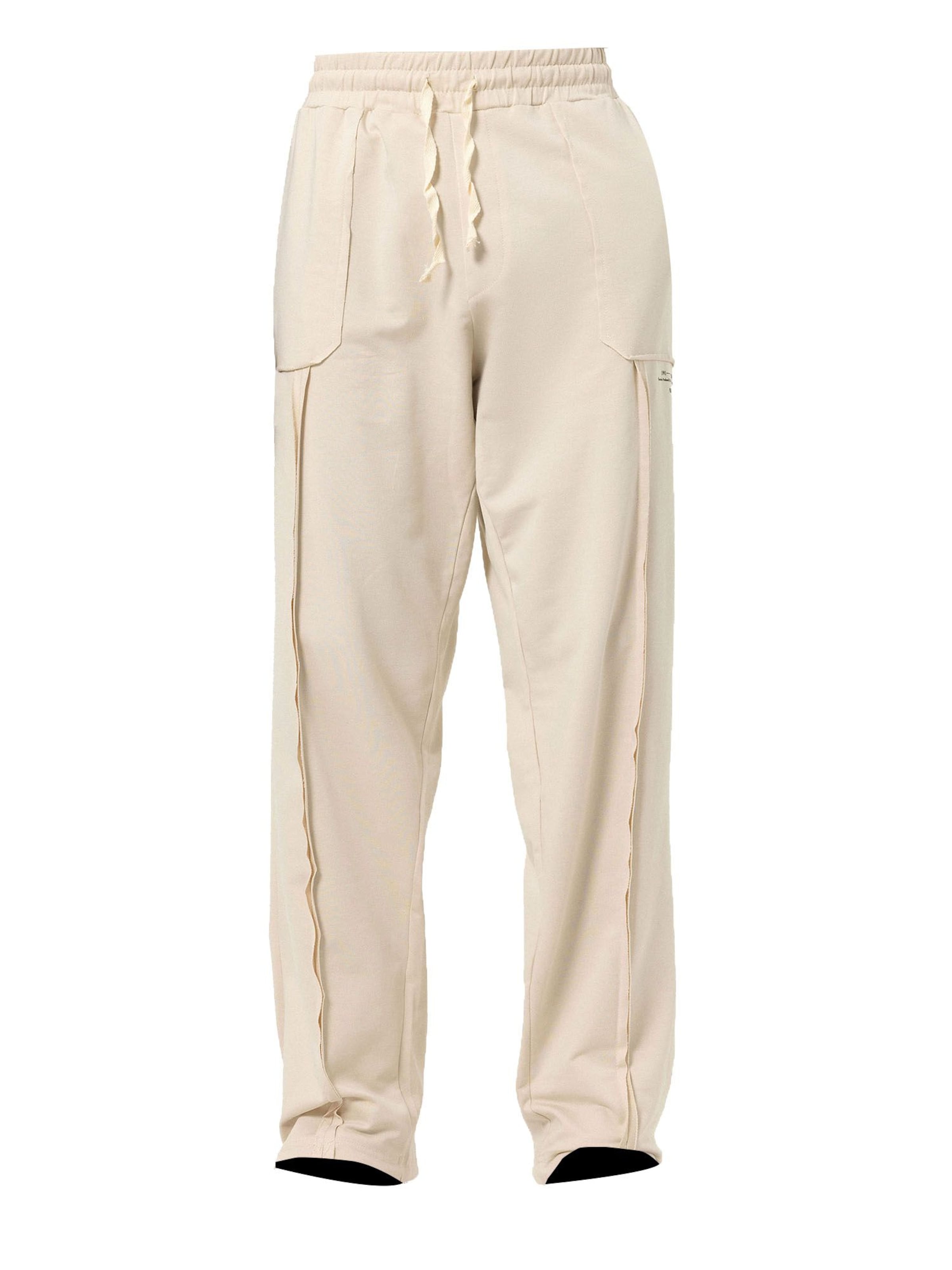 VAMOS CLO - Loosefit Calças em cinzento: frente