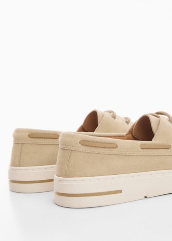 MANGO MAN Moccasins 'Easynaut' in Beige