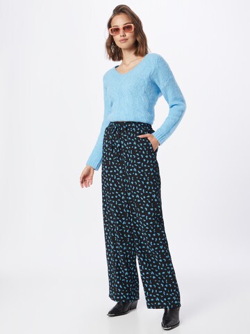 PIECES Loose fit Pants 'Anemone' in Blue
