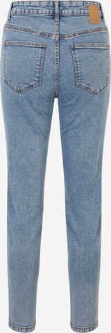 Pieces Petite Tapered Jeans 'KESIA' in Blue