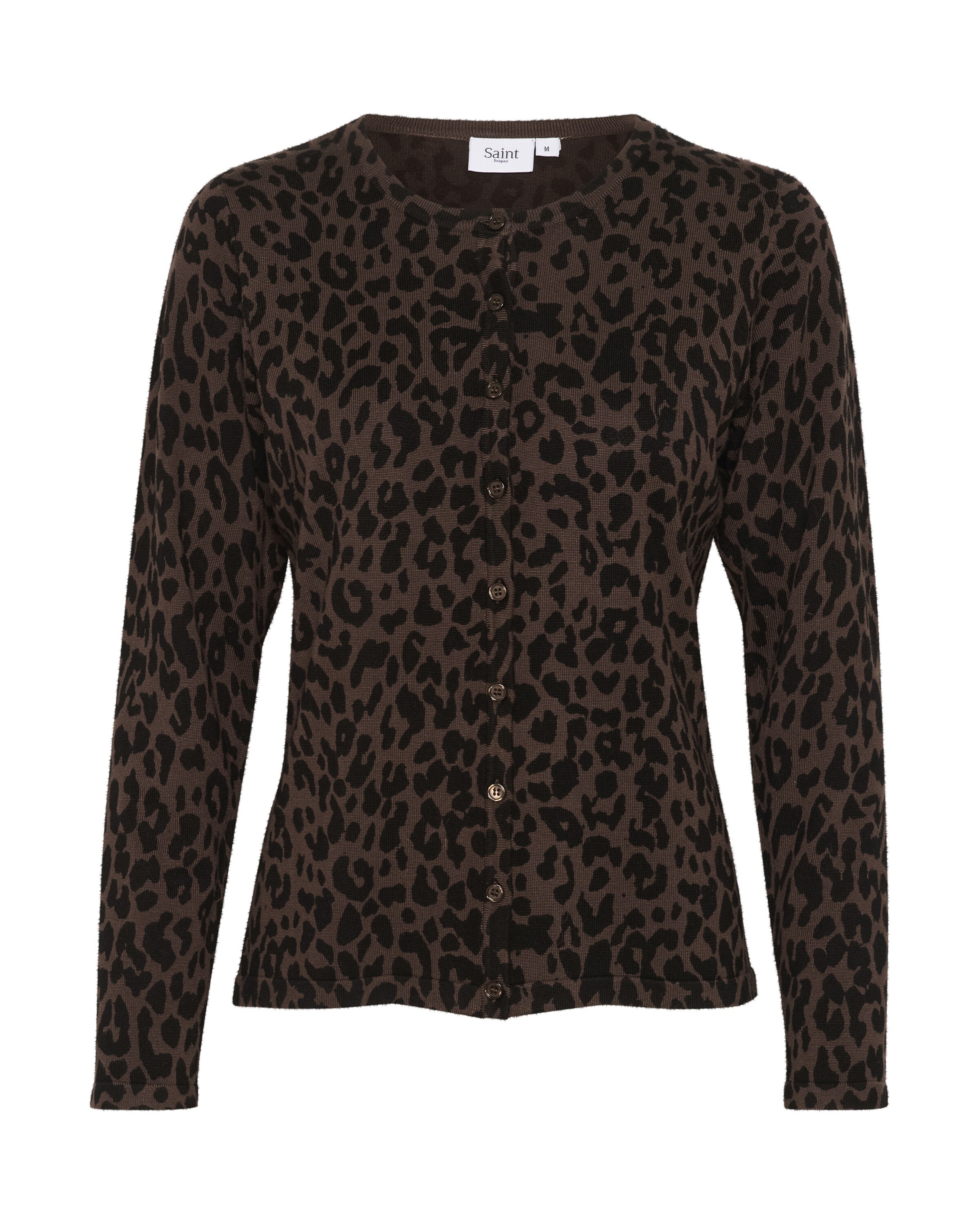 Cardigan 'Zhila' SAINT TROPEZ en marron : devant