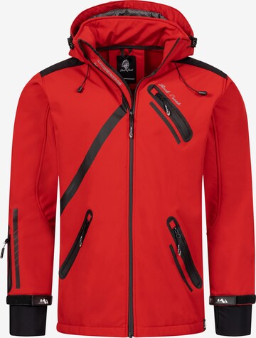 Rock Creek Outdoorjacke in Rot: predná strana