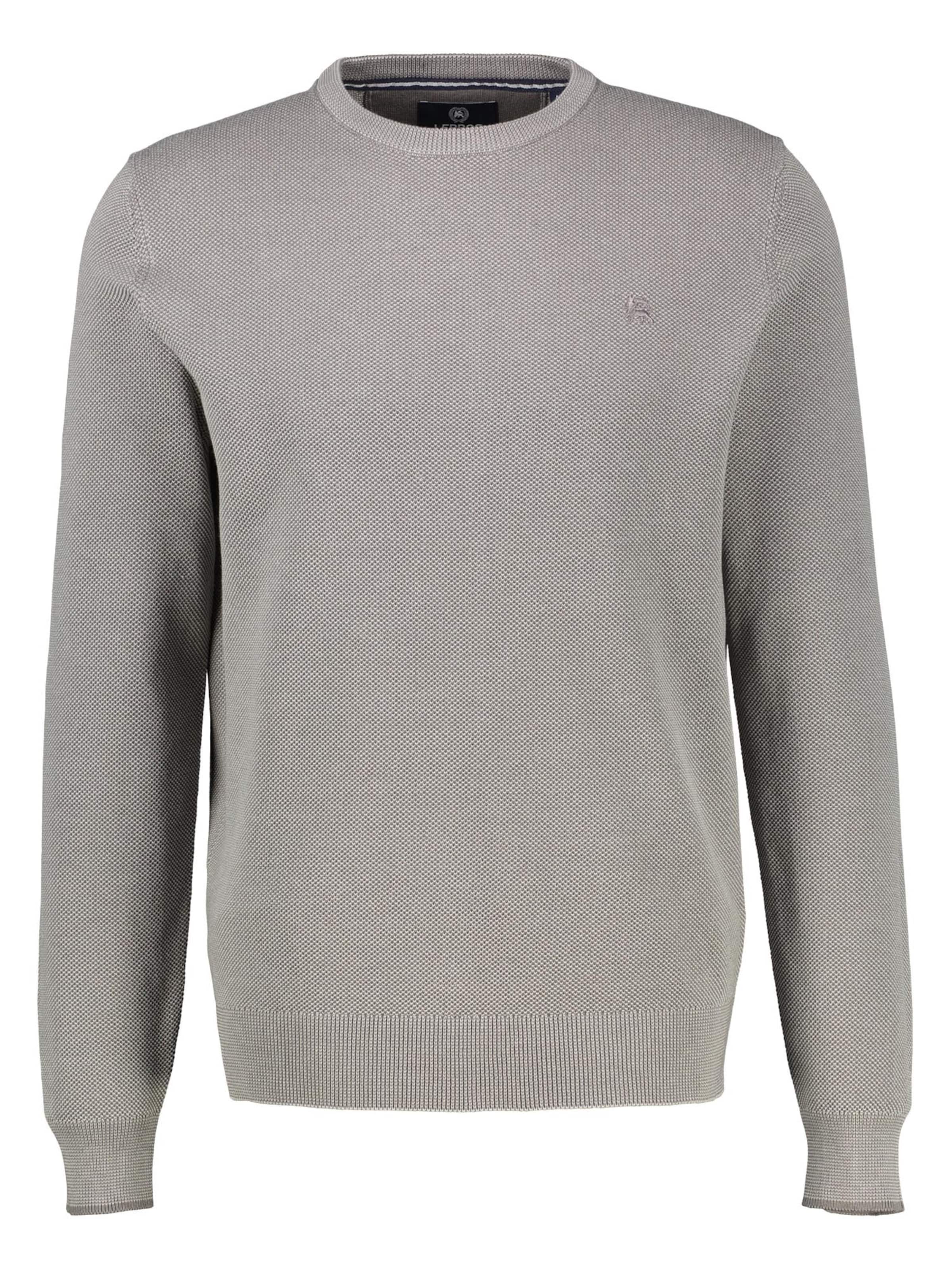 Pull-over 'Basic' LERROS en gris : devant