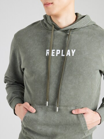 Sweat-shirt REPLAY en vert