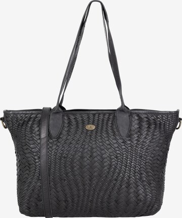 DreiMaster Vintage Shopper 'Takelage' in Black: front