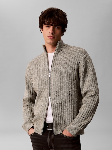 Calvin Klein Jeans Trui in Beige: voorkant