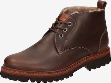SIOUX Lace-Up Boots 'Adalrik-701' in Brown: front