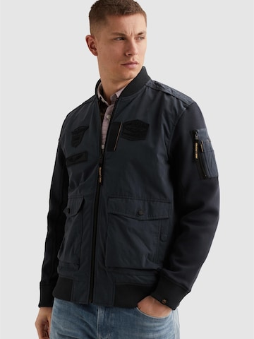 Giacca di mezza stagione 'Hybrid jacket with flight pocket' di PME Legend in blu