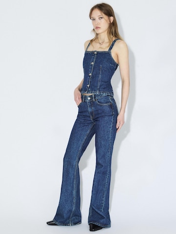 Dr. Denim Slimfit Jeans 'Elba Mid Bootcut' in Blauw