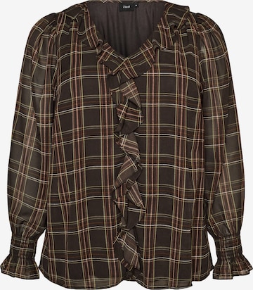 Zizzi Blouse in Green: front