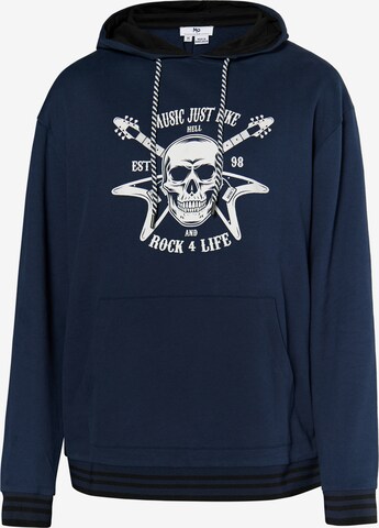 MO Sweatshirt in Blauw: voorkant