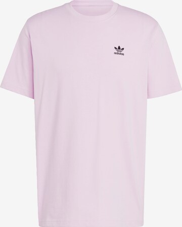 ADIDAS ORIGINALS T-shirt 'Adicolor Classics Back+Front Trefoil' i rosa: framsida