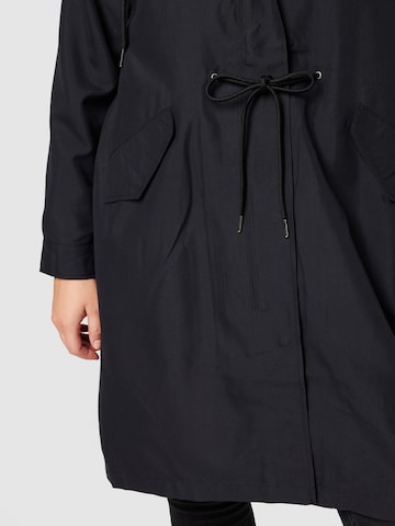 Manteau mi-saison 'Denise' ABOUT YOU Curvy en noir