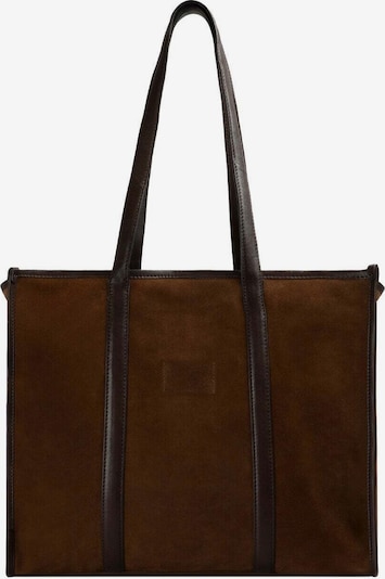 Pirkinių krepšys iš Scalpers, spalva – ruda, Prekių apžvalga