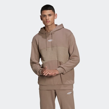 ADIDAS ORIGINALS Sweatshirt 'R.Y.V. Basic' in Brown: front