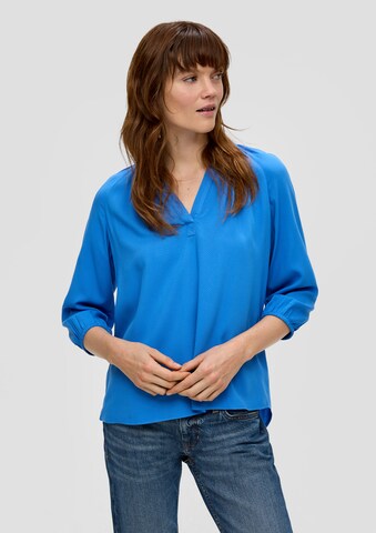 s.Oliver Blouse in Blauw: voorkant