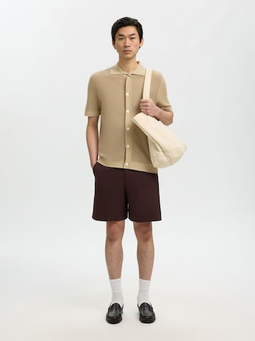 Coupe regular T-Shirt SELECTED en beige