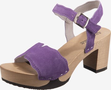 SOFTCLOX Sandals 'Ella' in Purple: front