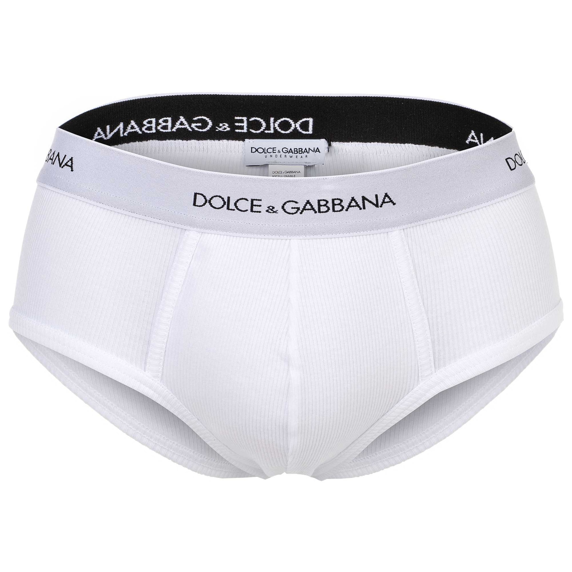DOLCE & GABBANA Slip in Weiß: Vorderseite