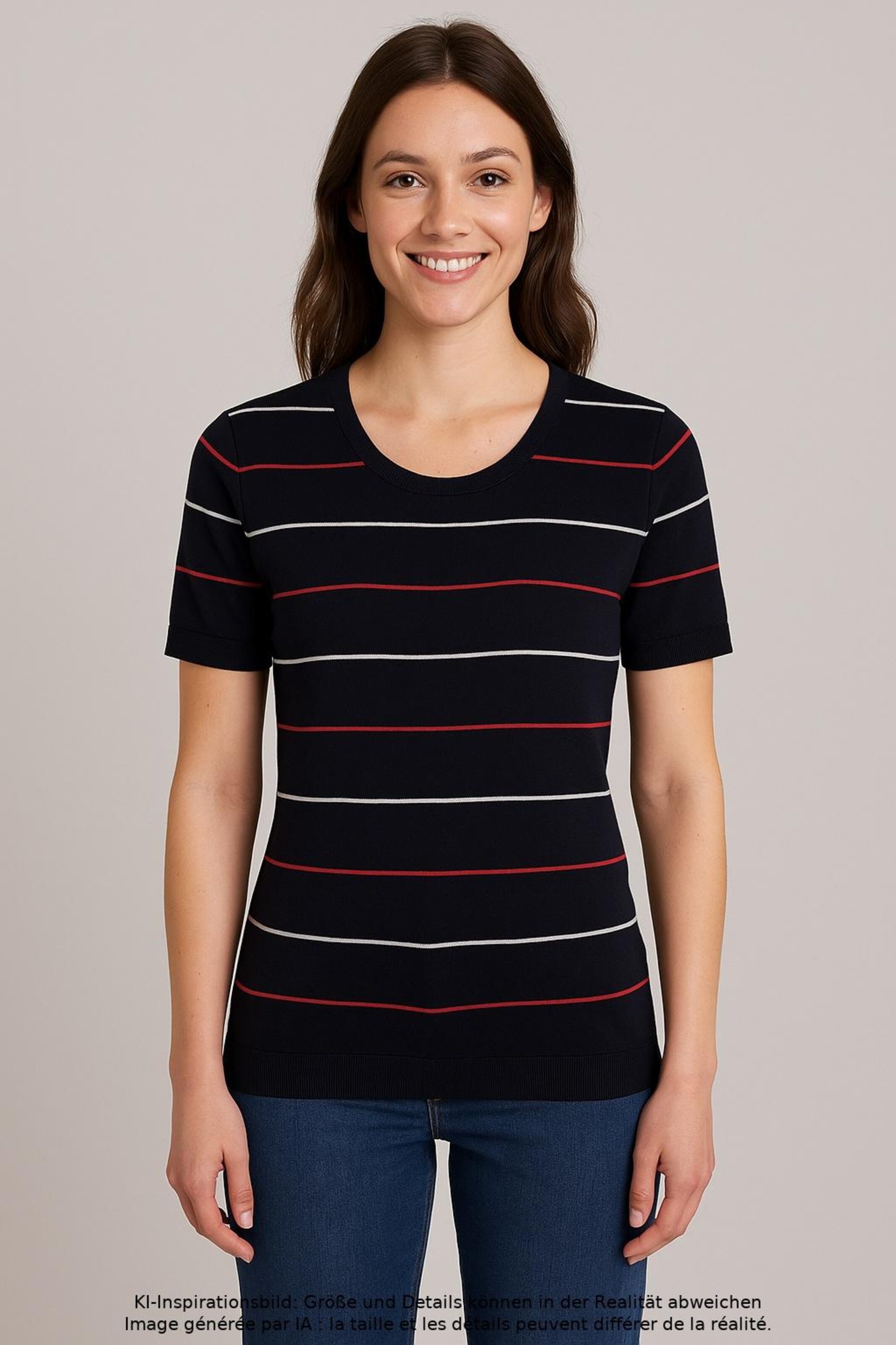 John Smedley T-Shirt XS in Mischfarben: Vorderseite