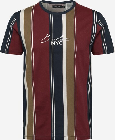 BURTON MENSWEAR LONDON Shirt in ecru / kobaltblau / burgunder / weiß, Produktansicht