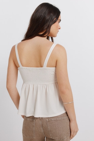 Tops en tricot Springfield en blanc