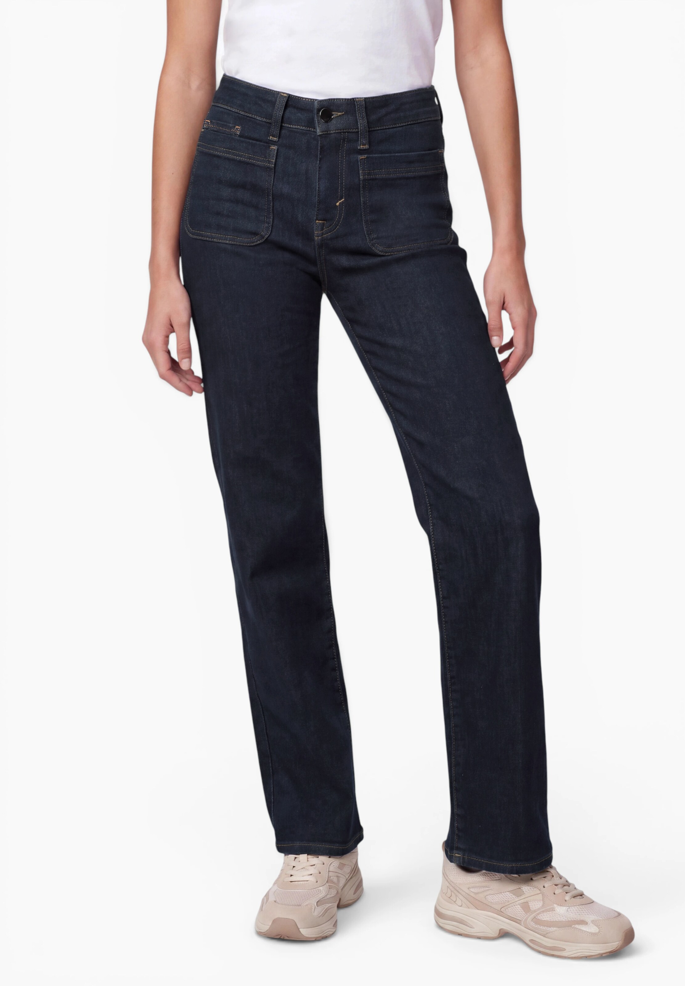 Street One Studio Loose fit Jeans in Blue: front