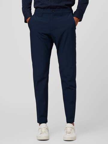 BOSS Slim fit Chino Pants 'Commuter' in Blue: front