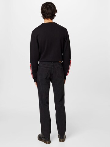 WEEKDAY Loosefit Jeans 'Space Seven' i svart