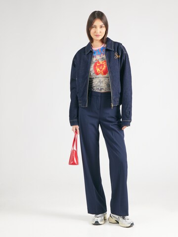 Wide Leg Pantalon à plis 'Danta' b.young en bleu