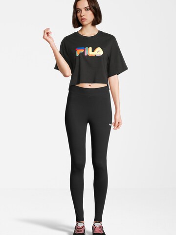 Skinny Pantalon de sport 'BENNDORF' FILA en noir