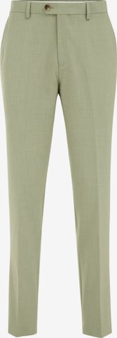 WE FashionTapered Hlače na crtu - zelena boja: prednji dio