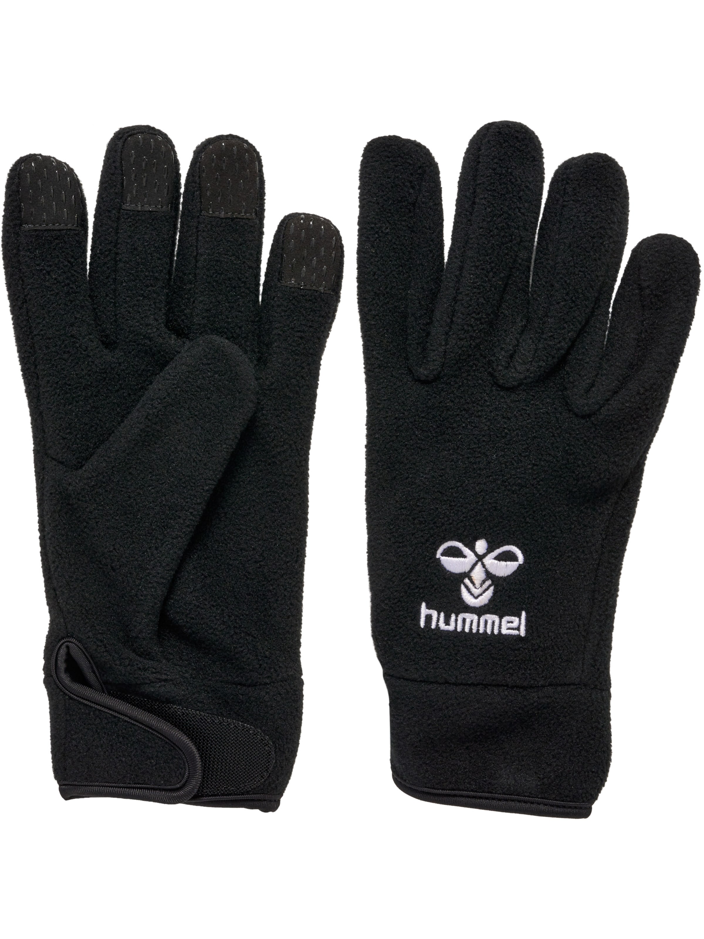 Gants de sport Hummel en noir : devant