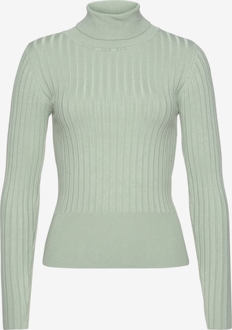 LASCANA Sweater in Green: front