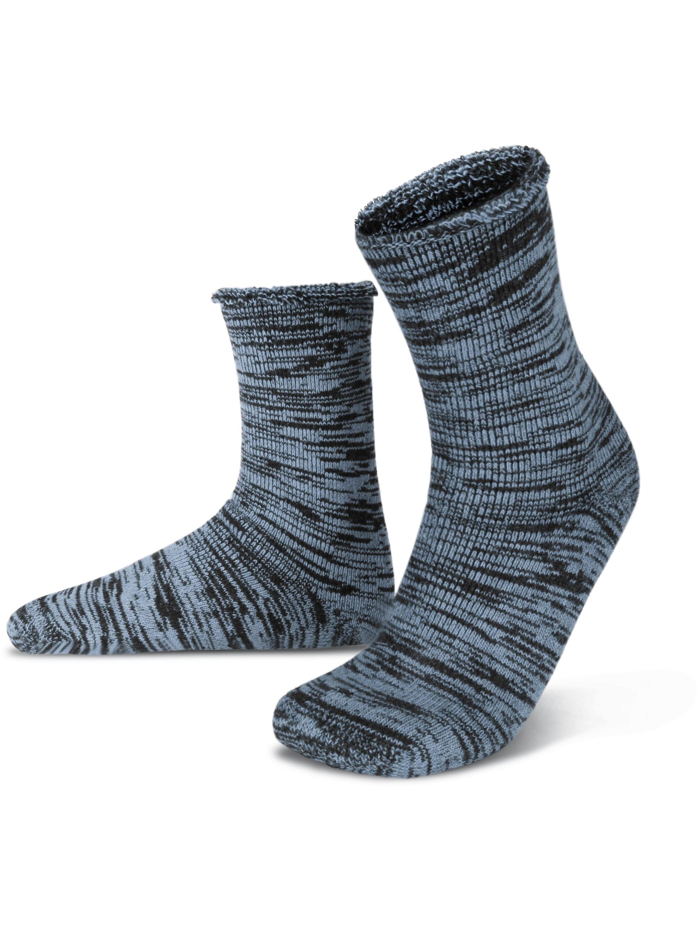 Polar Husky Socks in Blue