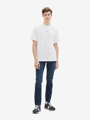 TOM TAILOR DENIM T-Shirt in Weiß