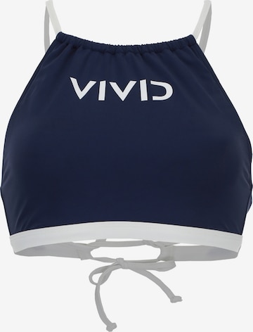 VIVID Bikinitoppi värissä sininen: etupuoli