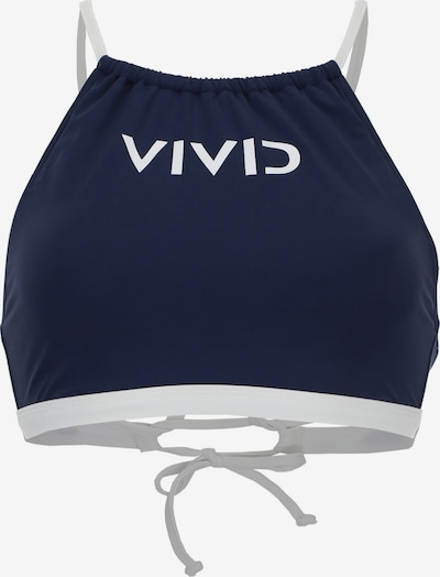 VIVID Bikinitop in 65 in navy / weiß, Produktansicht