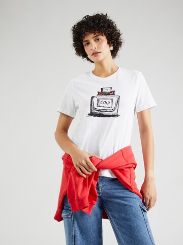 ONLY Shirt 'ONLHENNY' in Wit: voorkant