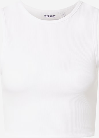 WEEKDAY Top in White: front