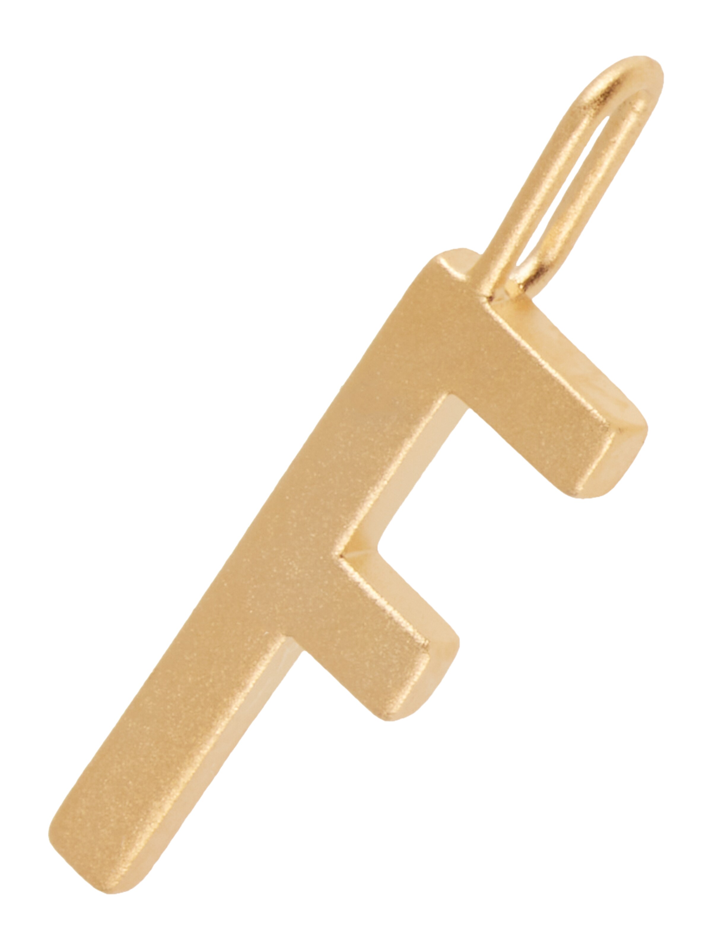 Design Letters Hangers in Goud: voorkant