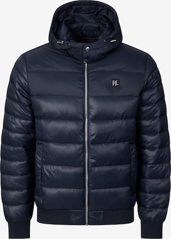 Karl Lagerfeld - Chaqueta de entretiempo en azul: frente
