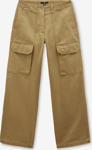 VANS Wide leg Cargobroek 'ARROYO' in Beige: voorkant