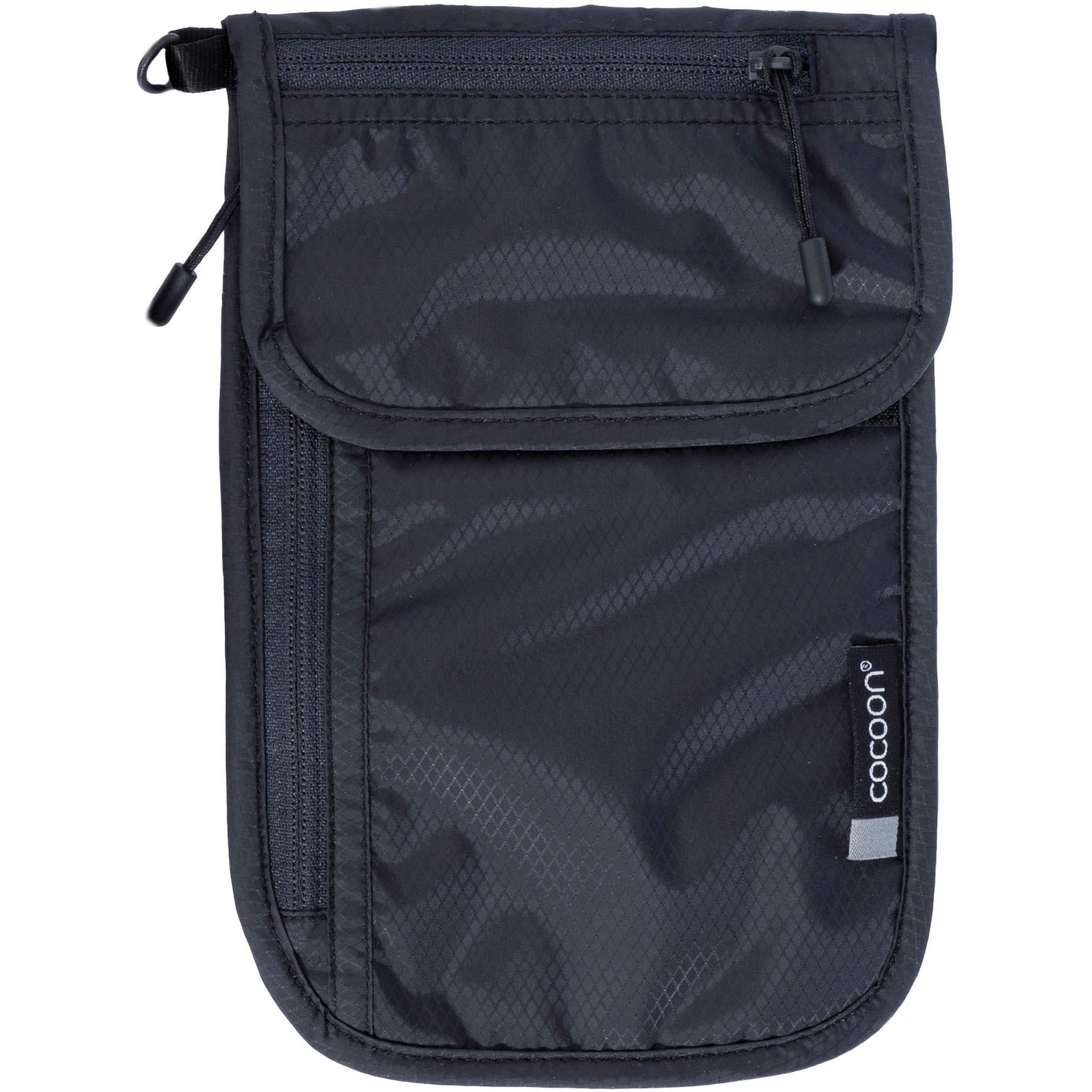 COCOON Pouch in Black: front