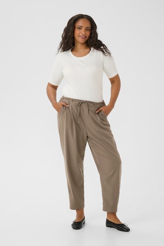 KAFFE CURVE Loosefit Chino 'KCmerla' in Groen