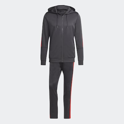 ADIDAS PERFORMANCE Tracksuit '3-Stripes' in Coral / Black, Item view