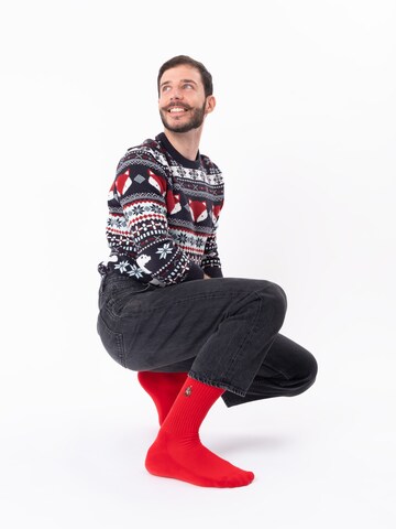 Occulto Socks 'Claus' in Red