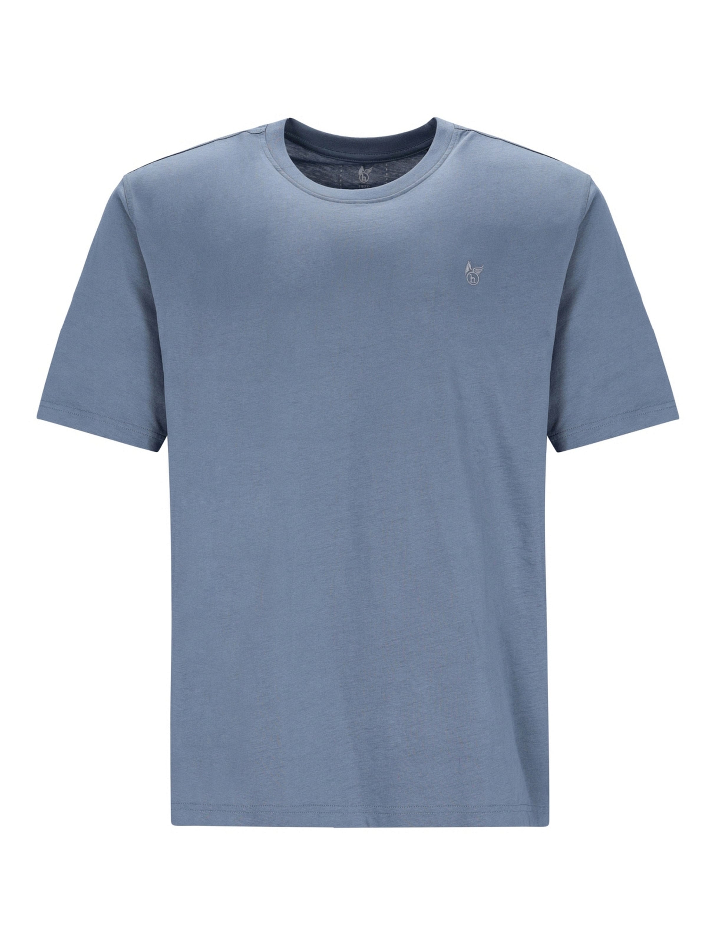 HAJO Shirt 'T-Shirt mit Rundhals' in Blue: front