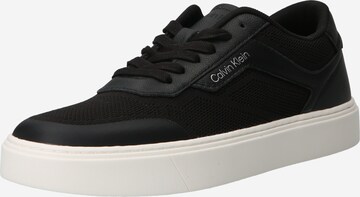 Sneaker bassa di Calvin Klein in nero: frontale