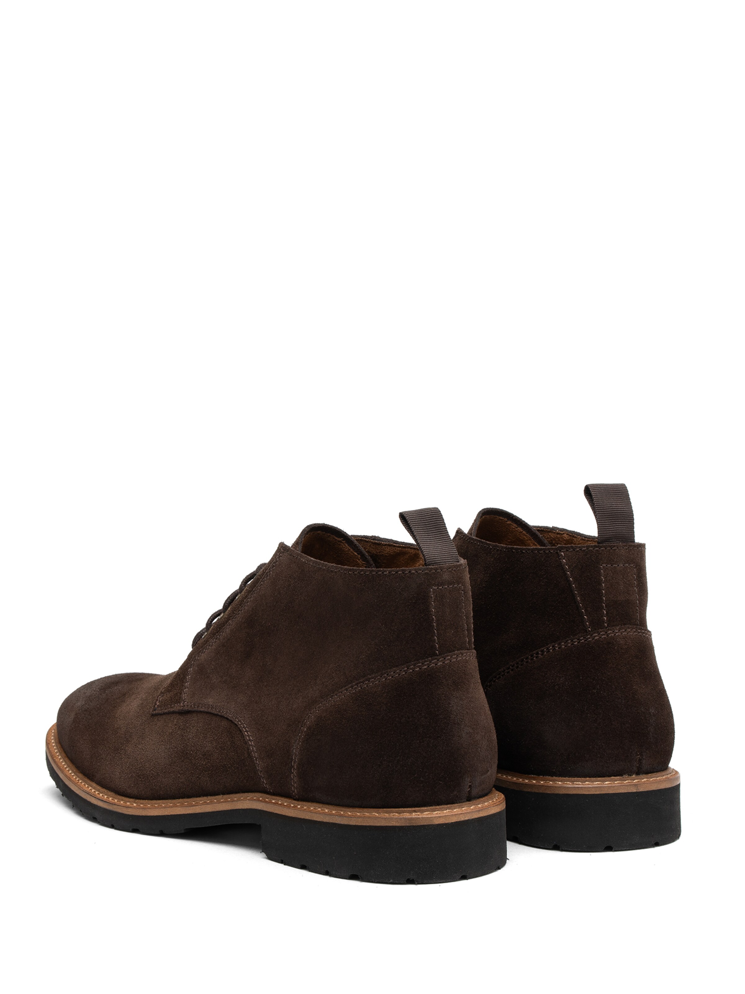RYŁKO - Botas com atacadores em castanho